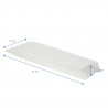 Sacs blancs anti-graisse pour pain et sandwichs (10 4x31cm)