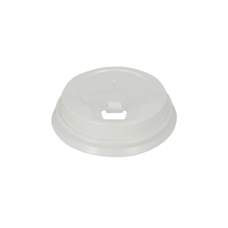 Coperchio da viaggio antigoccia bianco per bicchiere da vending (7Ø) Coperchio da viaggio antigoccia bianco per bicchiere da vending (7Ø)