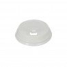 White non-spill travel lid for vending cup (7Ø)