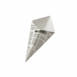 Paper cone open cardboard medium newspaper 325cc