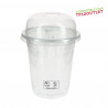 Tapa cúpula con agujero para vaso zumos y batidos (9,3Ø)