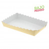 Bandejas de papelão para alimentos Ondina Kraft 17x11cm. SOB ENCOMENDA