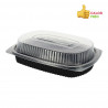 ENVASES REUTILIZABLES PP CON TAPA 1040CC
