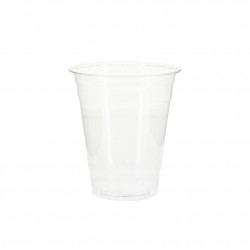 Vasos PET transparente y reciclable