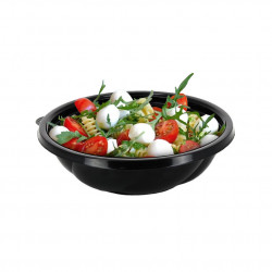 Ensaladera Negra Redonda 850 cc