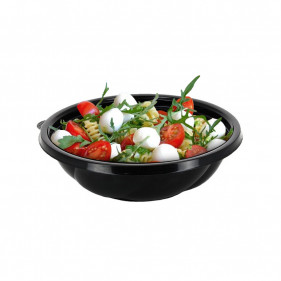 Ensaladera Negra Redonda 850 cc