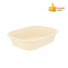Envases biodegradables de fibra kraft 1100cc