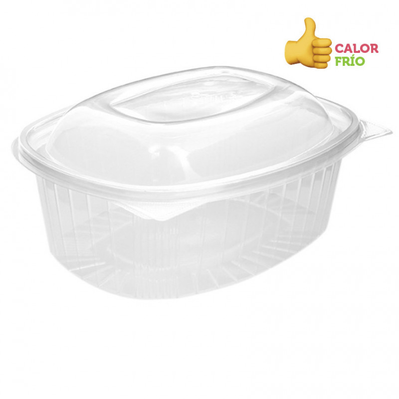 Envase reusable PP con tapa bóveda (1500cc) Envase reusable PP con tapa bóveda (1500cc)