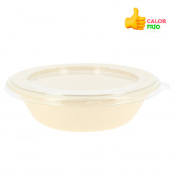 1000cc biodegradable fiber salad bowl