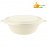 Ensaladera bowl de fibra biodegradable 1200cc