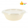 1200cc biodegradable fiber salad bowl