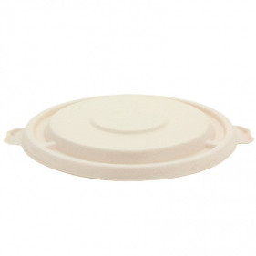 Hermetic kraft fiber lid for 700, 1000 and 1200cc bowls