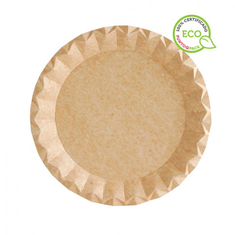 Pratos de papel kraft gama Bali (23Ø)