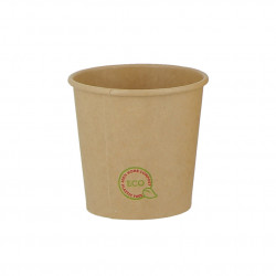Vasos kraft café ECO plastic free