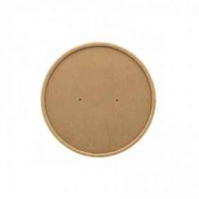 Coperchio in cartone ecologico per zuppiere kraft BIO
