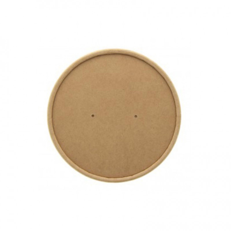 Eco cardboard lid for BIO kraft tureens Eco cardboard lid for BIO kraft tureens