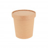 Eco cardboard lid for BIO kraft tureens
