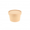 BIO Kraft waterproof cardboard container for soups (300ml)