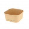 Kraft containers with sealed RPET lid (750cc)