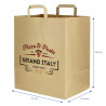 Bolsa Papel Kraft extra grande (32+21,5x38cm) Impresa 1 Cara Color