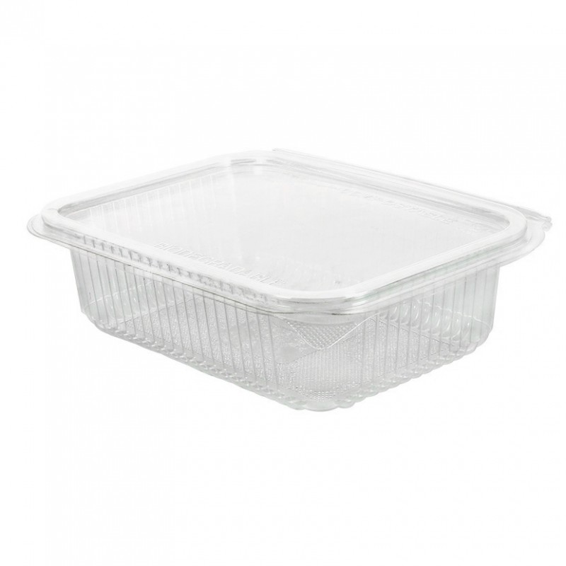Envases PLA transparente con tapa 750cc. HASTA FIN DE STOCK Envases PLA transparente con tapa 750cc. HASTA FIN DE STOCK