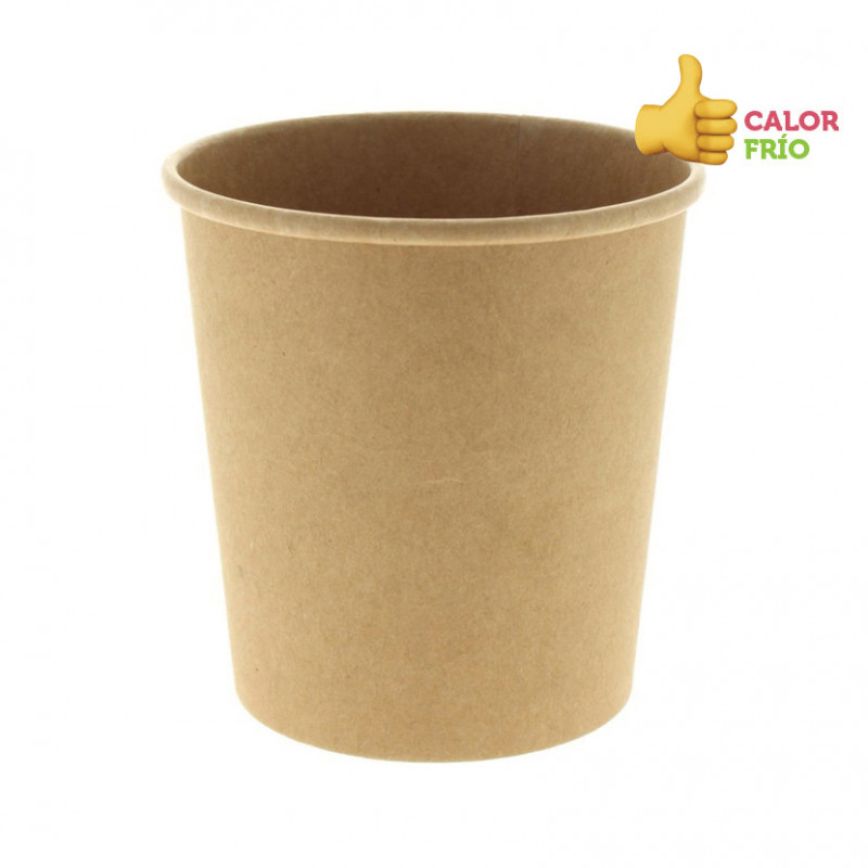 Kraft cardboard soup tub (750cc) Kraft cardboard soup tub (750cc)