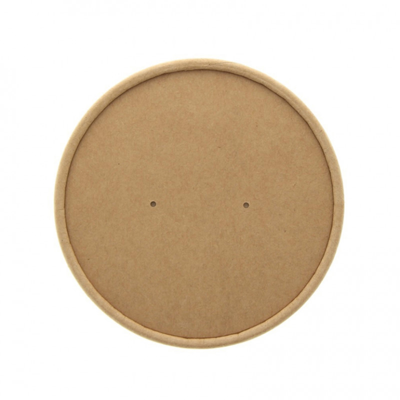 Couvercle pour barquette en carton pour soupes (11,8Ø) Couvercle pour barquette en carton pour soupes (11,8Ø)