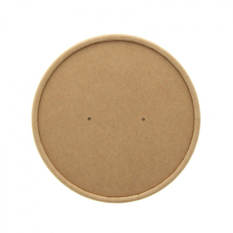 Tapa para tarrina de cartón para sopas (11,8Ø)