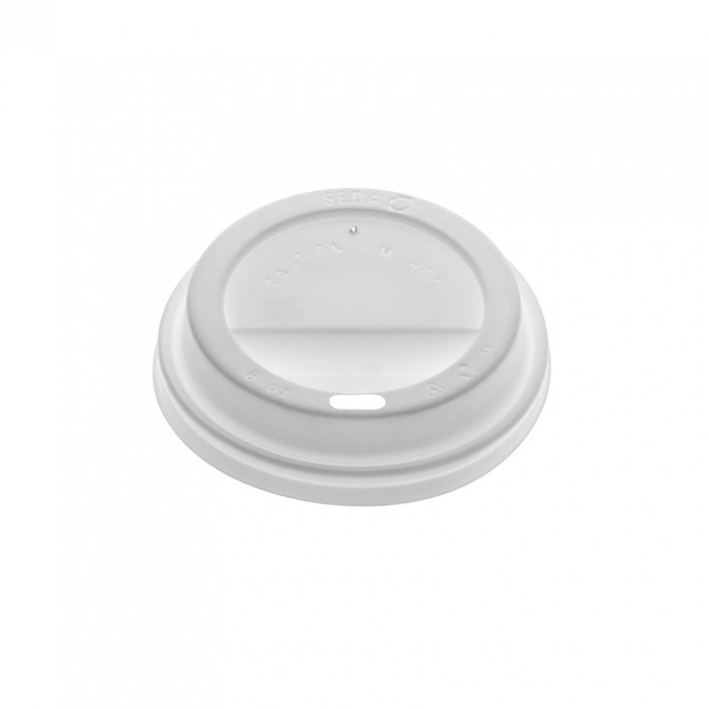 Tampa Branca para Copo de Café (8Ø)