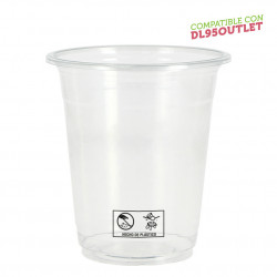 Copos PET recicláveis para sucos e smoothies (355ml)