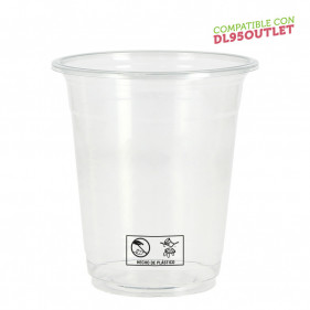 Gobelets PET recyclables pour jus et smoothies (355ml)