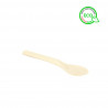 Kraft compostable fiber spoon (14 cm)