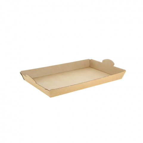Cardboard tray for catering (27.5x18.5x3 cm)