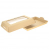 Couvercle en carton avec fenêtre biodégradable (27,5x18,5x3 cm)