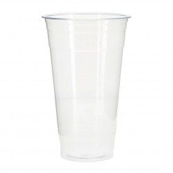 Vasos PET transparente y reciclable