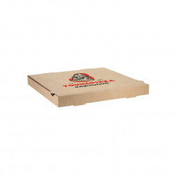 Cajas de pizza kraft pequeña-mediana (30cm) Personalizada