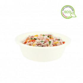 Bowl de fibra blanco bio...