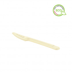 Couteau en fibres compostables Kraft (16,5 cm)