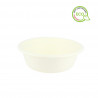 Bowl de fibra blanco bio compostable (350ml)