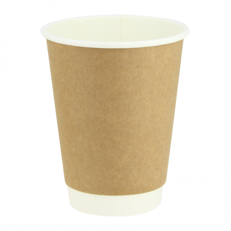 Vasos para café doble capa cartón kraft