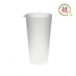 Vaso Frozen ECO reutilizable con argolla para cócteles y cerveza (400ml)