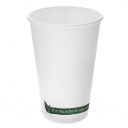 Tazzine da caffè in cartoncino bianco linea ECO 470ml