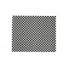 Papel anti-gordura pequeno de quadrados pretos 25x20cm