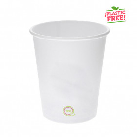 Tasses à café blanches sans plastique ECO