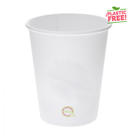 Vasos para café blancos ECO plastic free