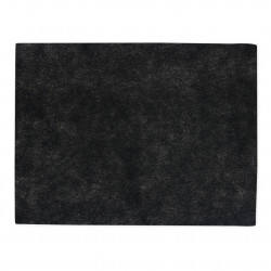 Individuais de mesa pretos da Novotex 30x40 cm