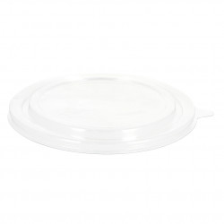 Tapa hermética PET para bowls de caña de azúcar 350ml