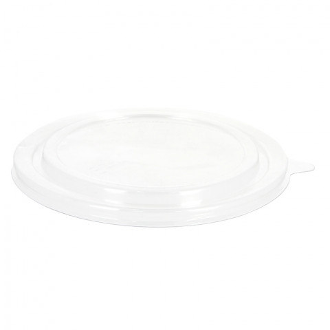 Tapa hermética PET para bowls de caña de azúcar 350ml