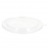Tapa hermética PET para bowls de caña de azúcar 350ml