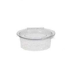 Salsero PET reciclable con tapa bisagra (30cc)
